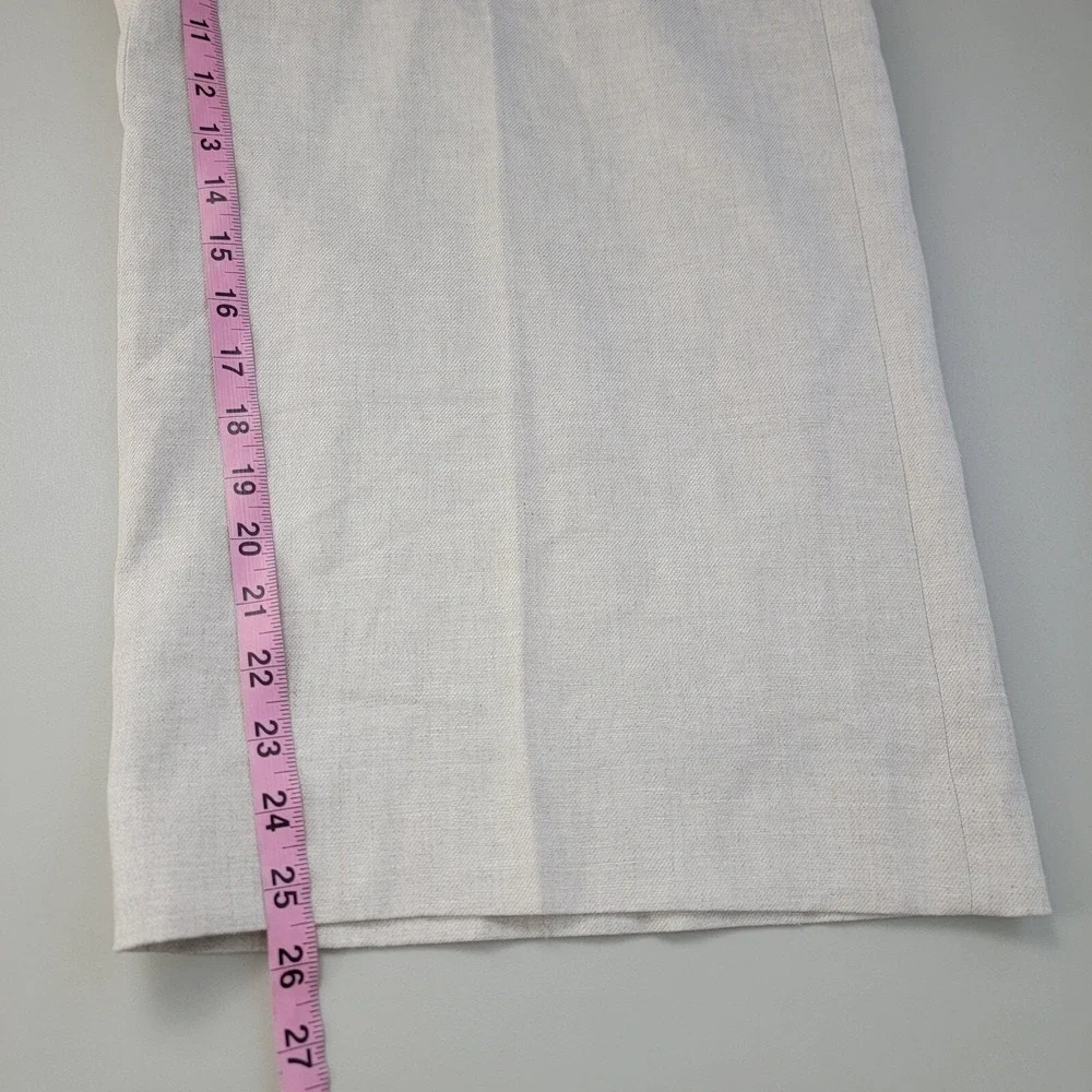 J Crew Sidney Pants Womens 16 Gray Pull On Pockets High Rise Capri Wide‎ Leg